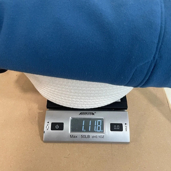 The North Face Mens Size Large Blue Color Block Zip Up Sweater Jacket - Picture 10 of 10